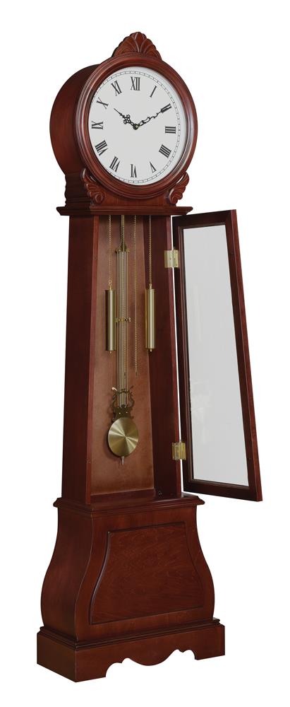 Grandfather Clock with Chime Brown Red - What A Room