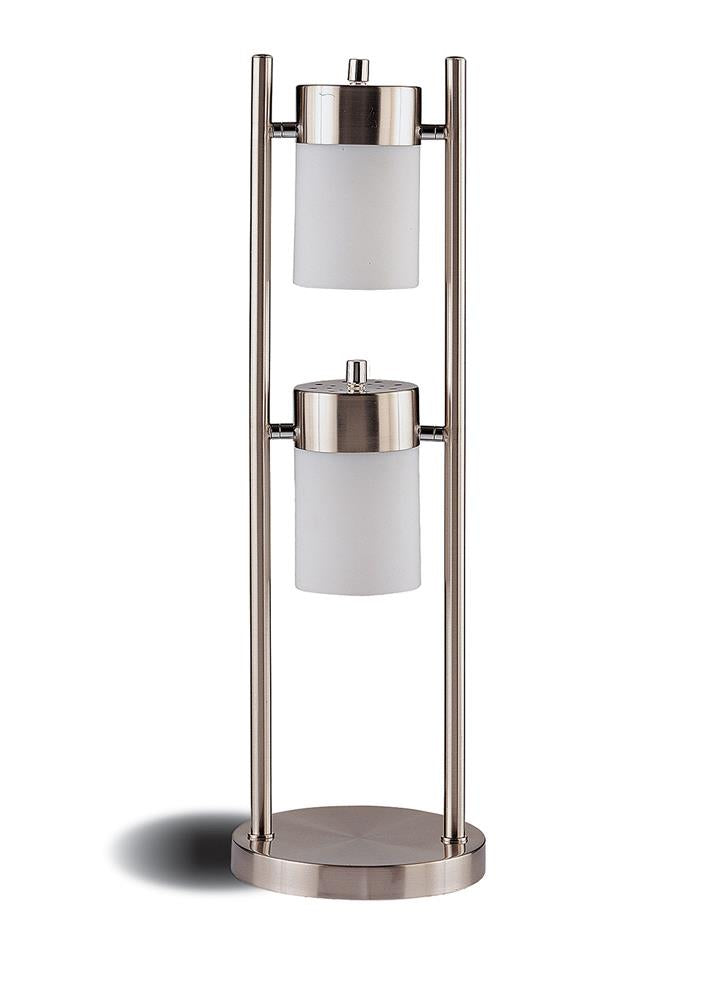 Adjustable Swivel Table Lamp Brushed Silver - What A Room