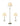 3-piece Slender Lamp Set Brushed Nickel - What A Room