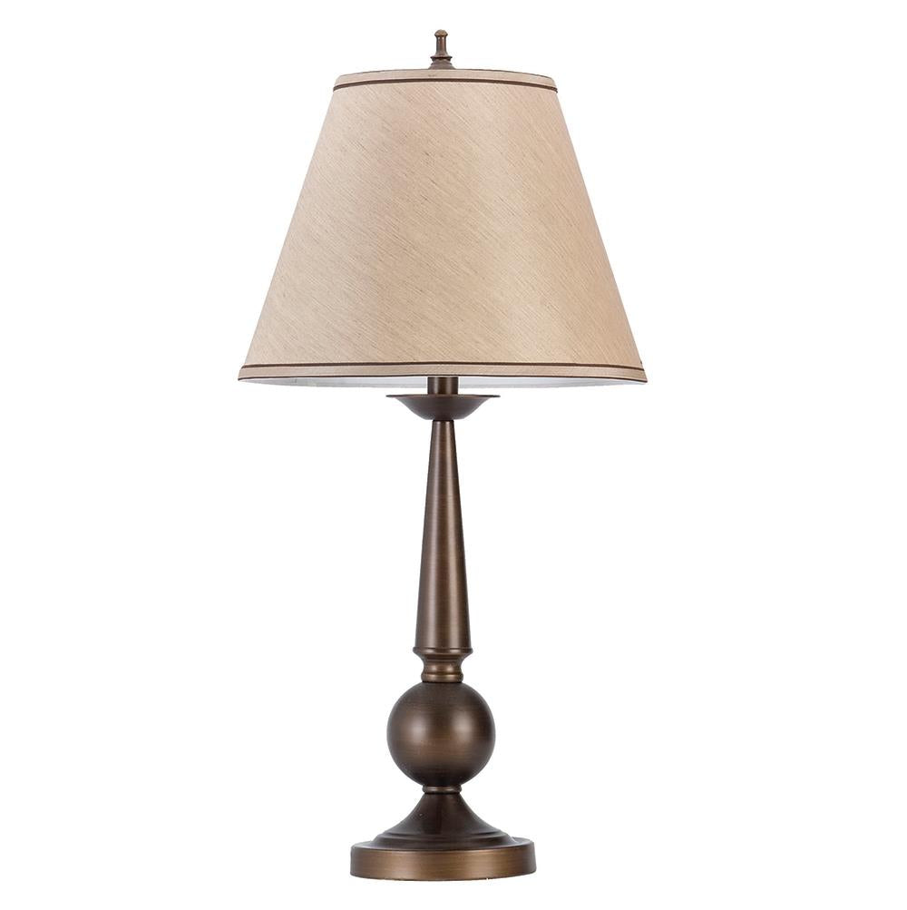 Cone shade Table Lamps Bronze and Beige (Set of 2) - What A Room