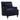 Upholstered Accent Chair with Turned Legs Midnight Blue - What A Room
