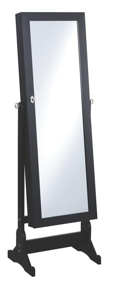 Jewelry Cheval Mirror Black - What A Room