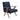 Monrovia Wooden Arms Accent Chair Dark Blue and Walnut - What A Room