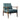 Wooden Arm Accent Chair Teal and Walnut - What A Room