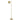 1-light Dome Shade Floor Lamp Brass - What A Room