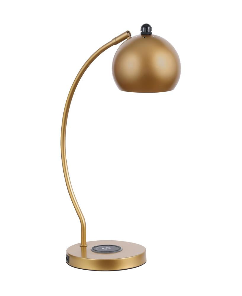 Dome Shade Table Lamp Gold - What A Room