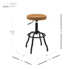 Eaton KD Gaslift Bar Stool - What A Room