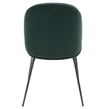 Lucy KD Velvet Fabric Dining Side Chair - What A Room