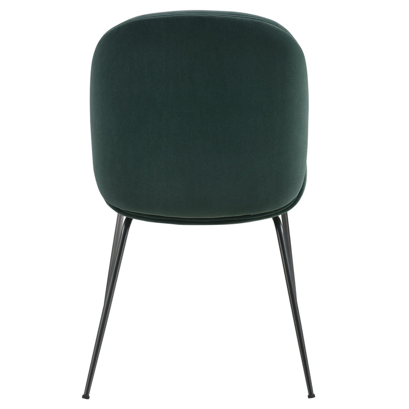 Lucy KD Velvet Fabric Dining Side Chair - What A Room