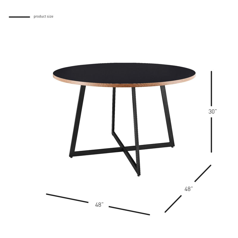 Courtdale KD 48" Round Dining Table - What A Room