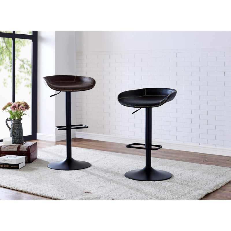 Rogue KD PU Gaslift Bar Stool - What A Room