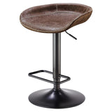 Rogue KD PU Gaslift Bar Stool - What A Room