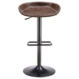 Rogue KD PU Gaslift Bar Stool - What A Room