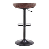 Rogue KD PU Gaslift Bar Stool - What A Room