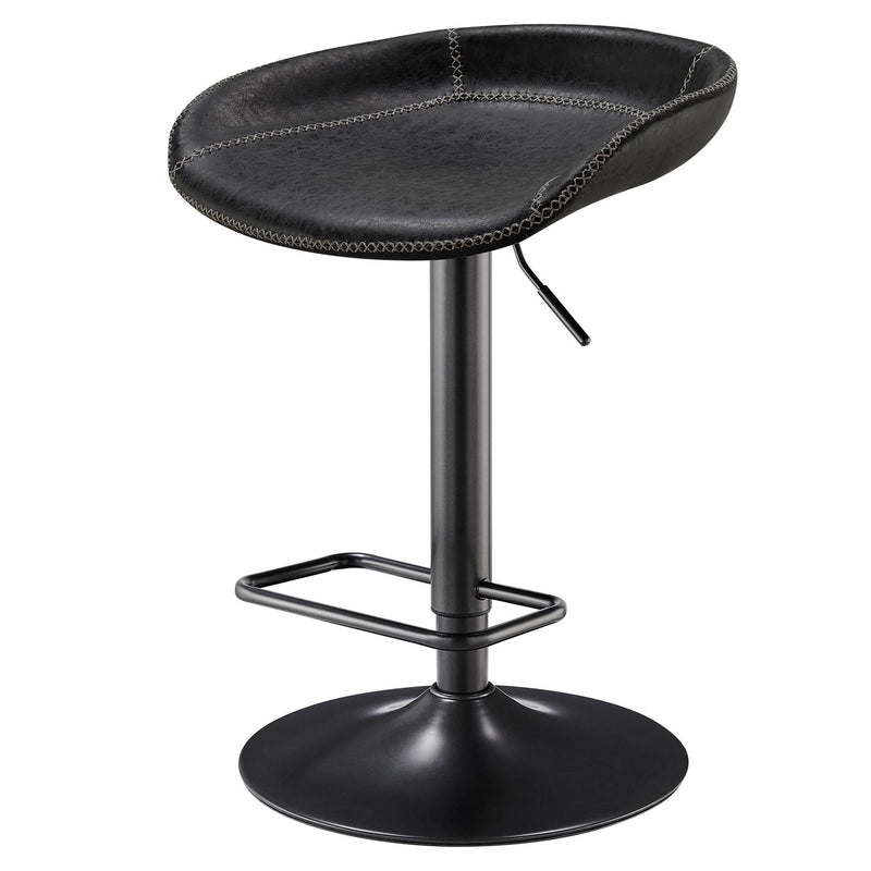 Rogue KD PU Gaslift Bar Stool - What A Room