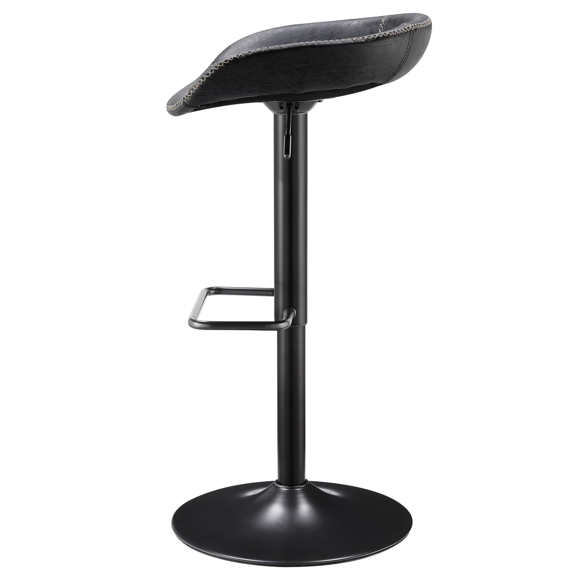 Rogue KD PU Gaslift Bar Stool - What A Room