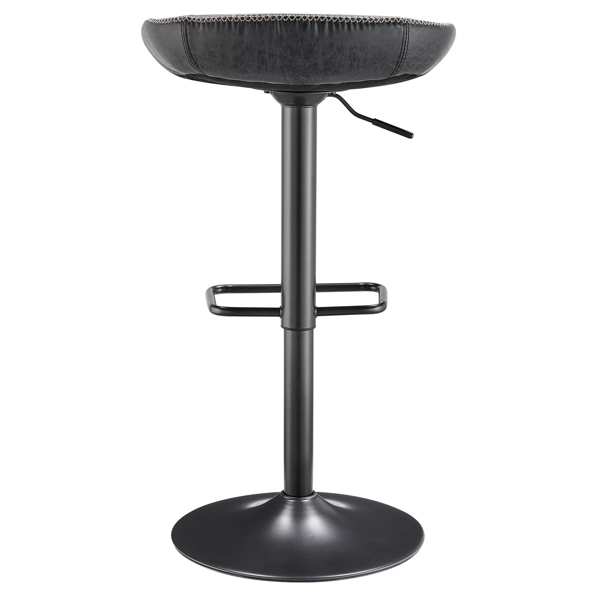 Rogue KD PU Gaslift Bar Stool - What A Room