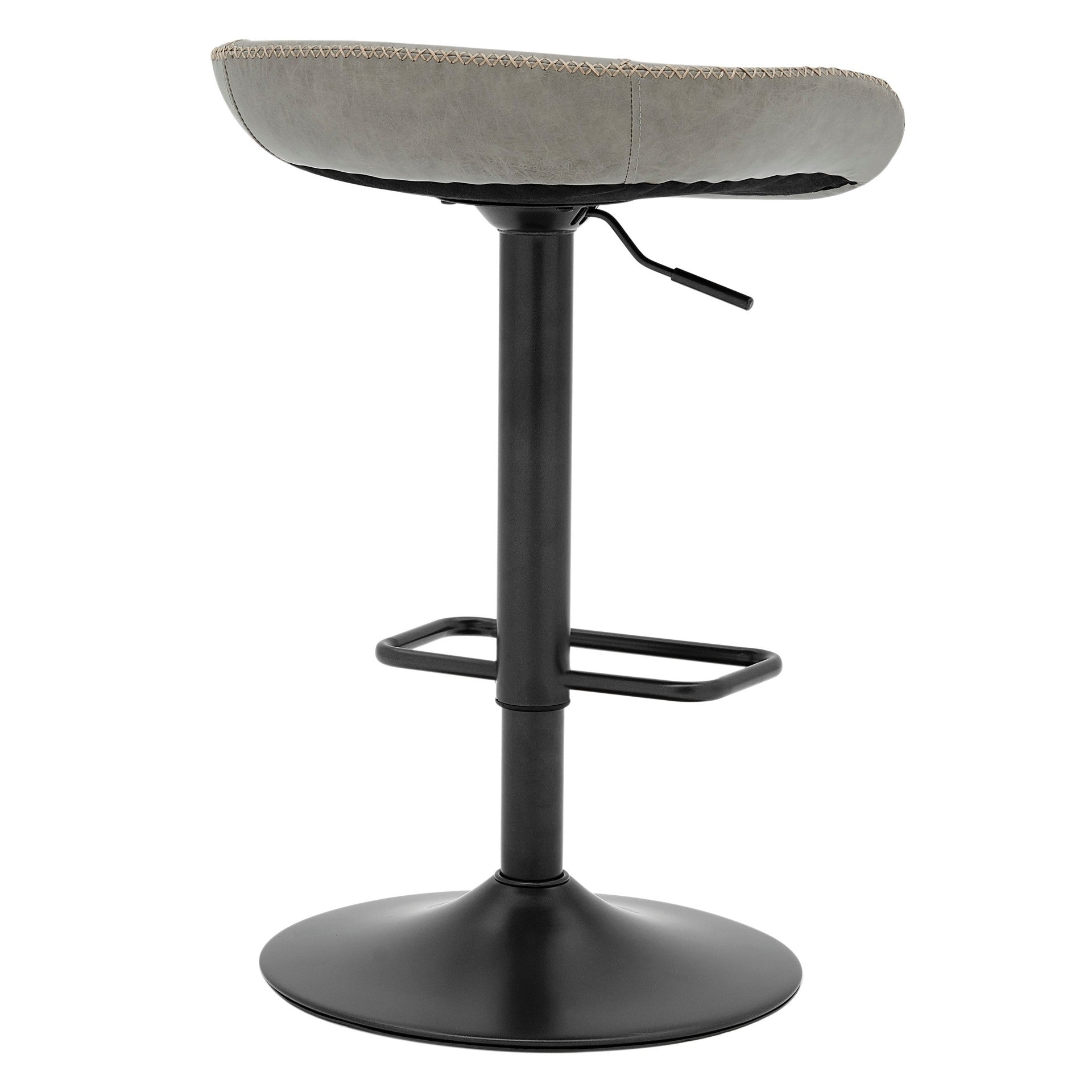 Rogue KD PU Gaslift Bar Stool - What A Room