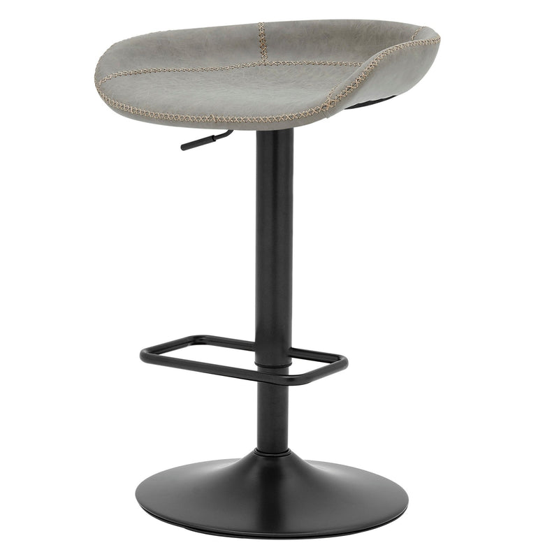 Rogue KD PU Gaslift Bar Stool - What A Room