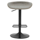 Rogue KD PU Gaslift Bar Stool - What A Room