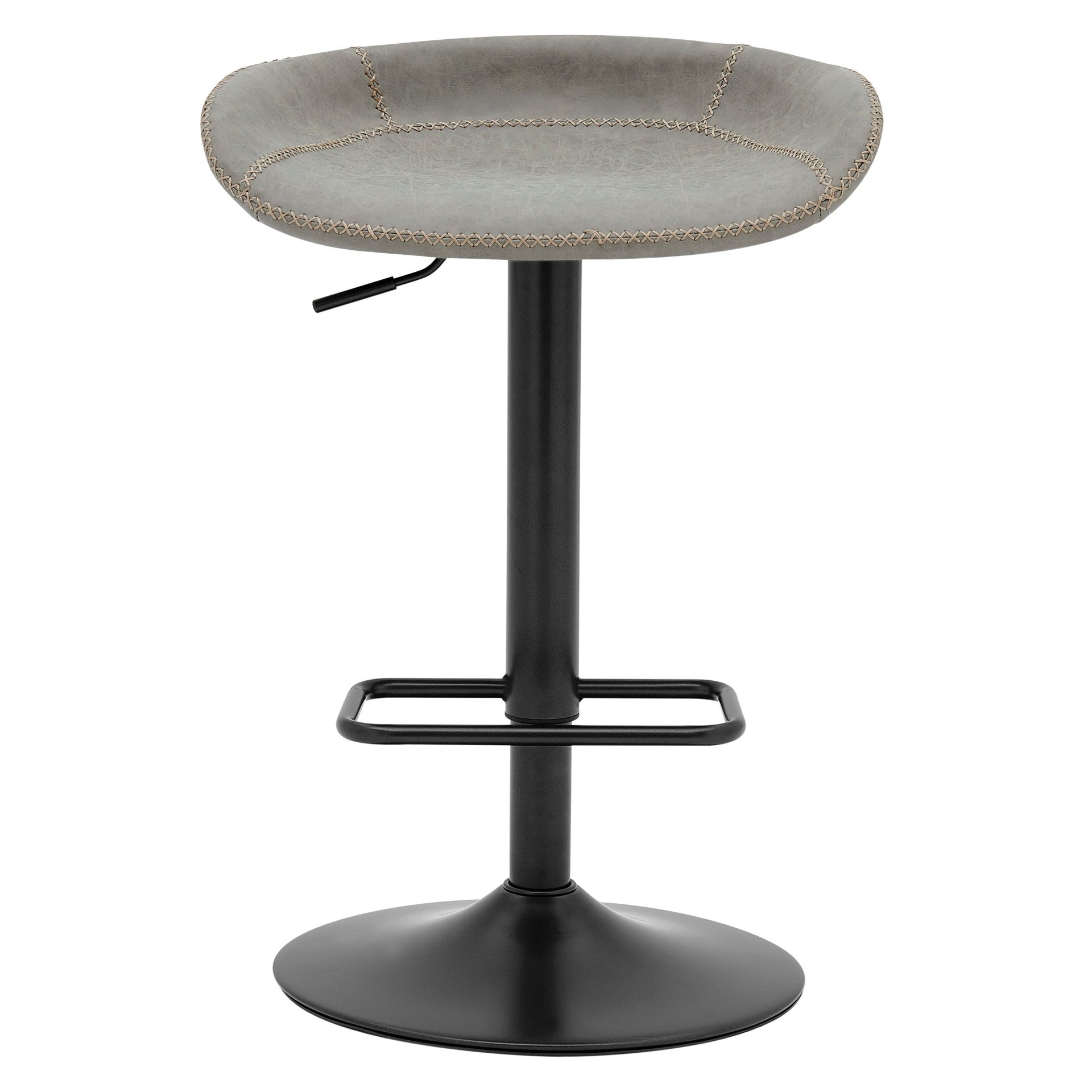 Rogue KD PU Gaslift Bar Stool - What A Room