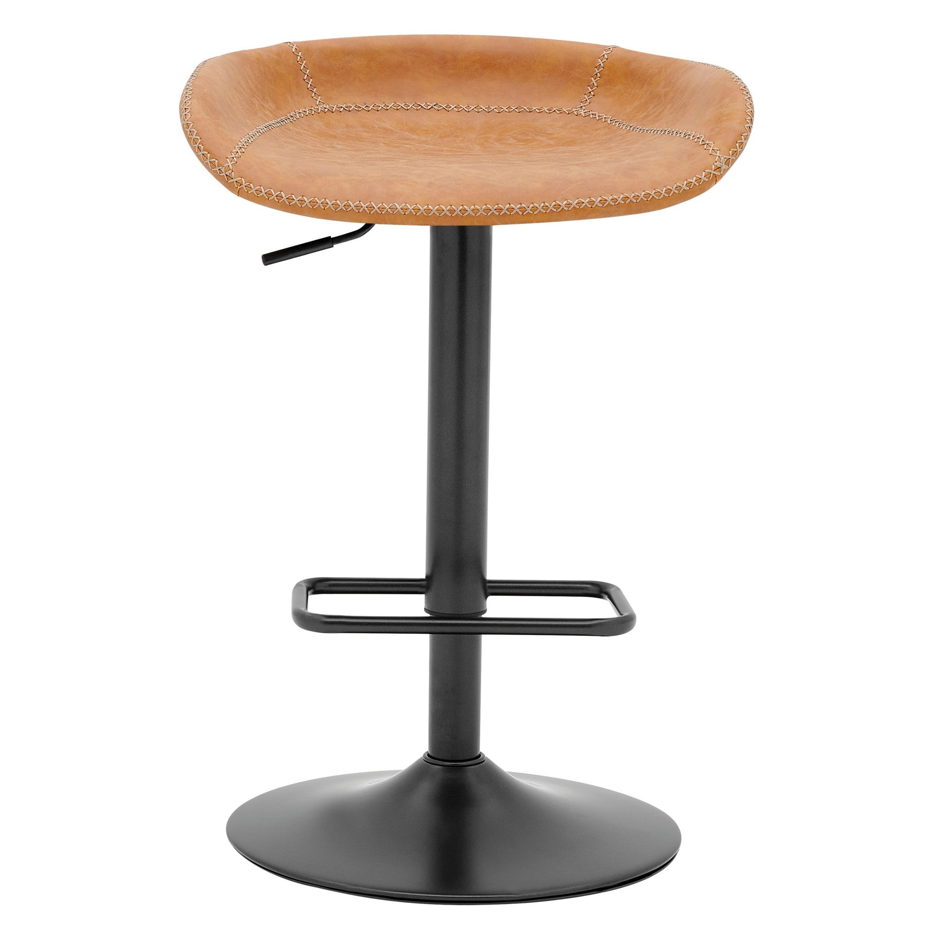 Rogue KD PU Gaslift Bar Stool - What A Room