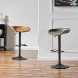 Rogue KD PU Gaslift Bar Stool - What A Room