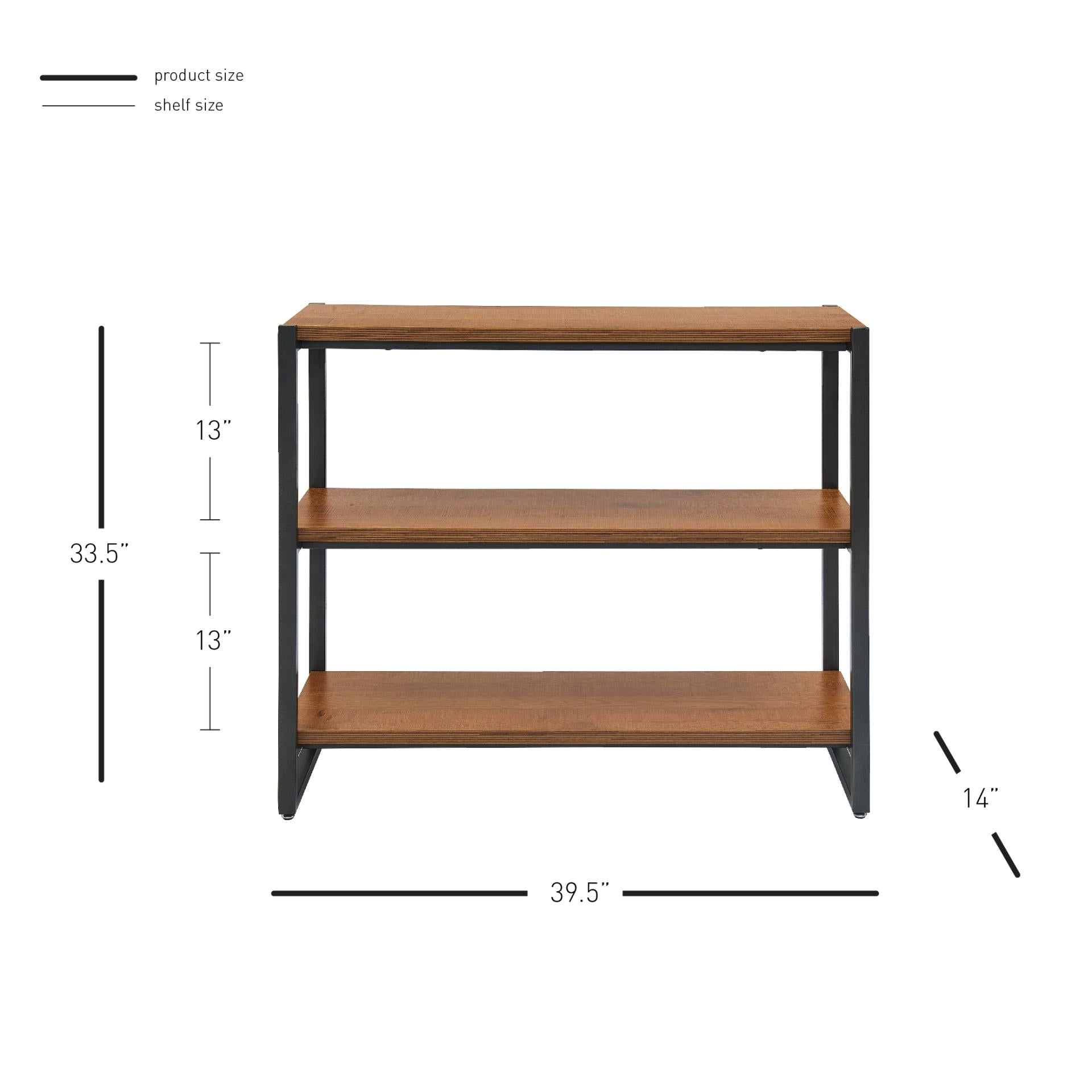 Anderson KD 3 Tier Bookcase - What A Room