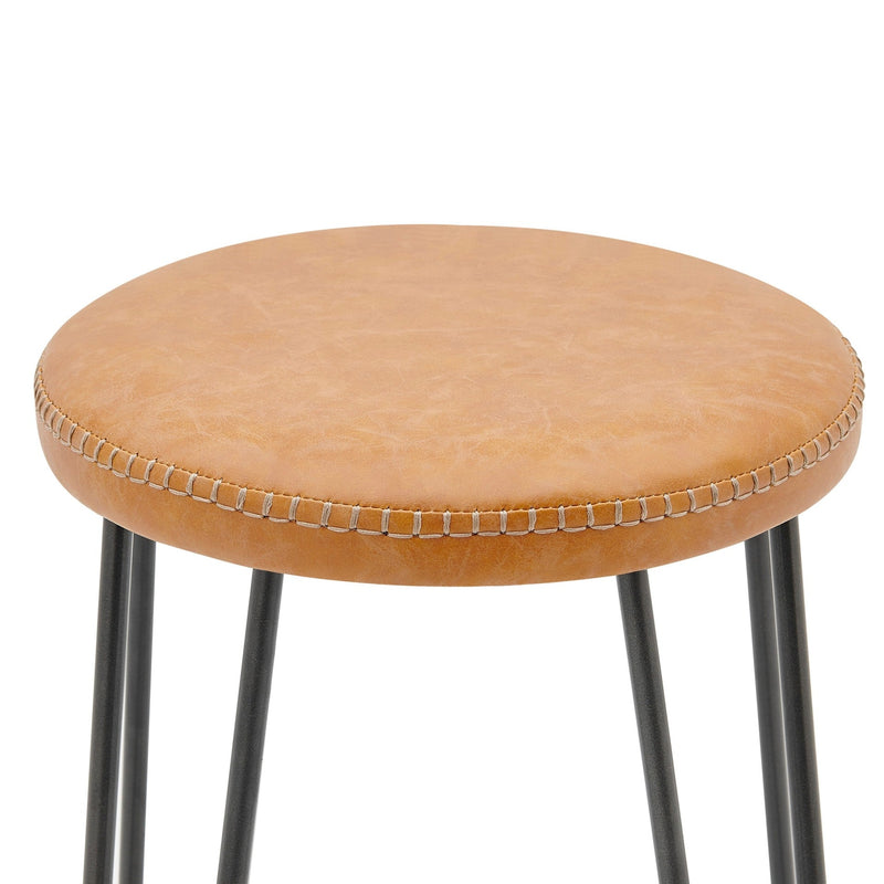 Joe KD PU Backless Stool - What A Room