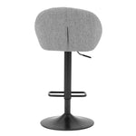 Watson KD Fabric Gaslift Swivel Bar Stool - What A Room