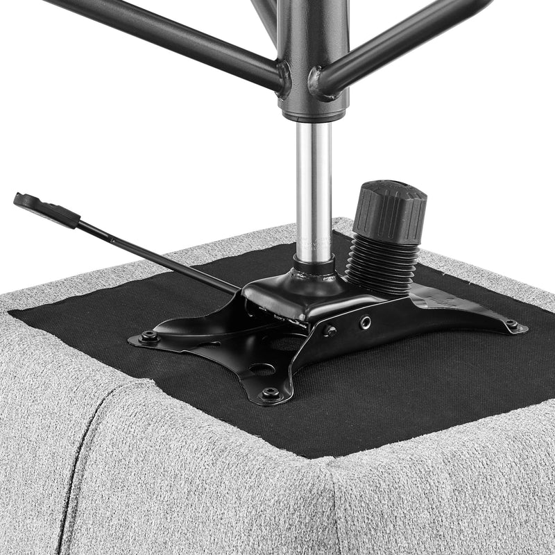 Thompson  Fabric Swivel Office Arm Chair - What A Room