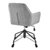 Thompson  Fabric Swivel Office Arm Chair - What A Room