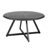 Markle  Outdoor Metal Round Coffee Table - What A Room