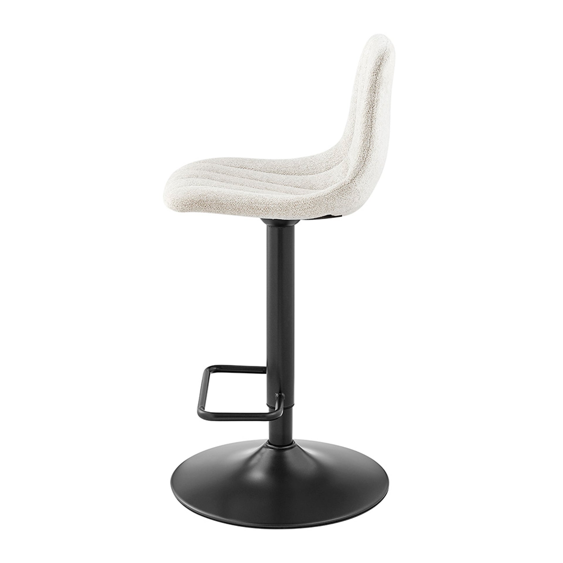 Robert  Fabric Gaslift Swivel Bar Stool - What A Room