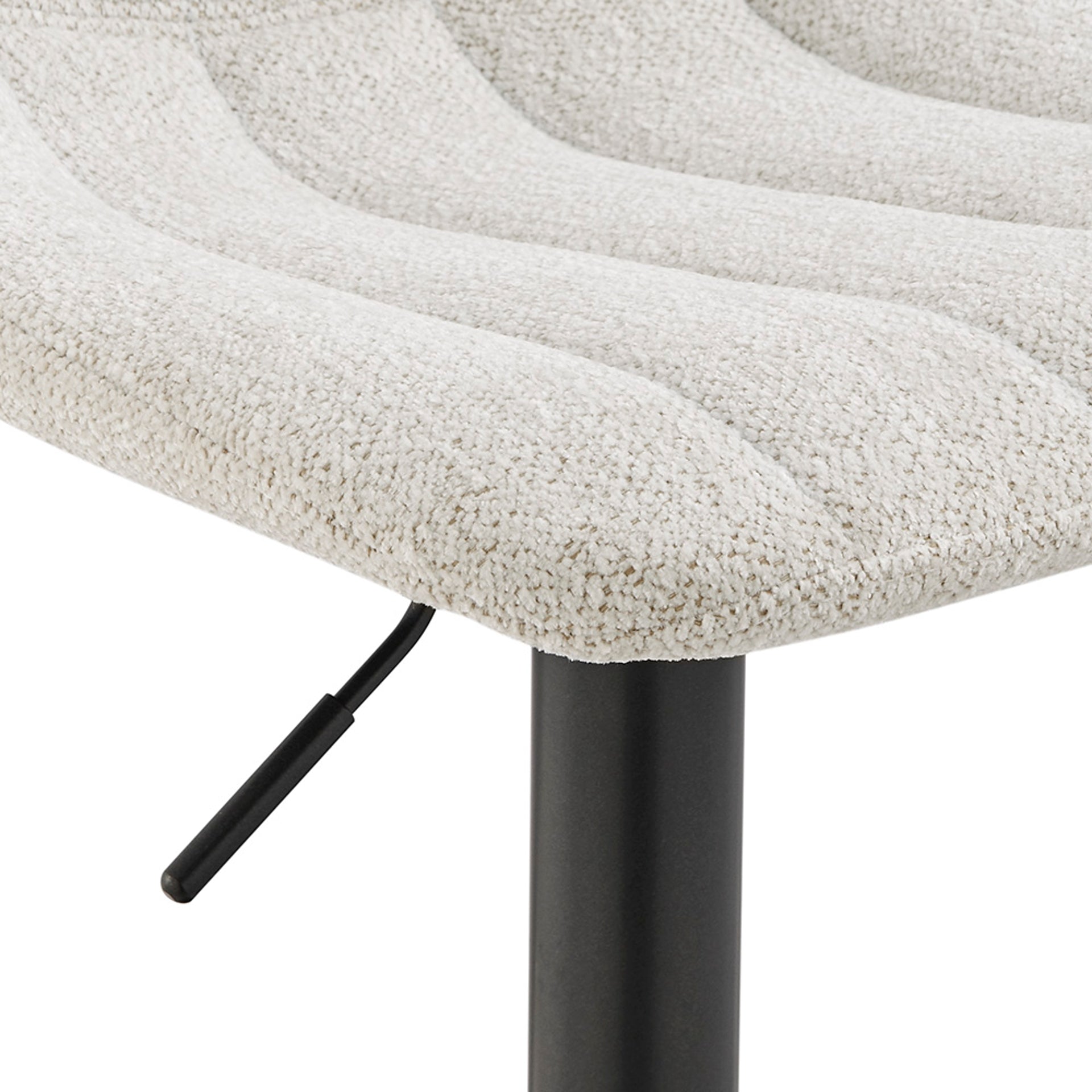 Robert  Fabric Gaslift Swivel Bar Stool - What A Room