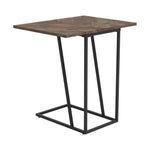 Expandable Chevron Rectangular Accent Table Tobacco - What A Room