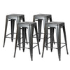 Metropolis Metal Backless Counter Stool - What A Room