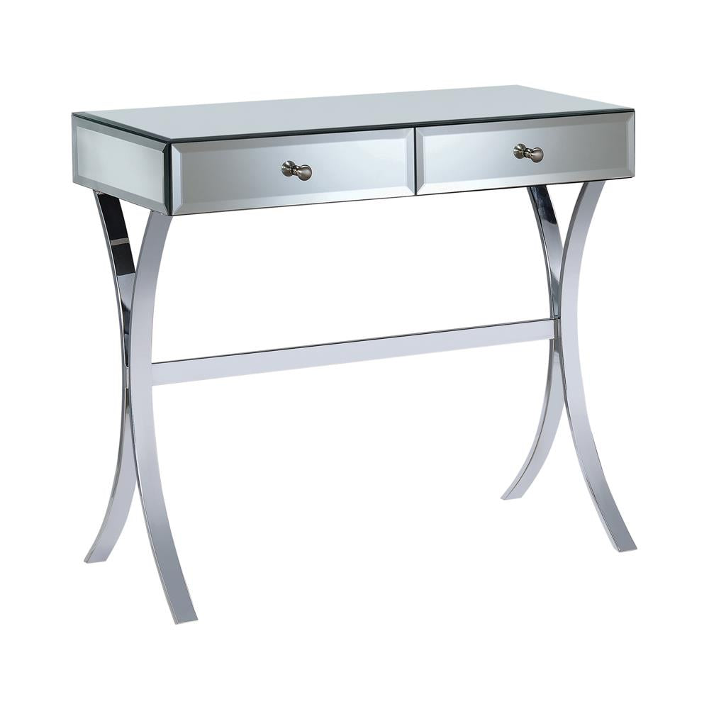 2-drawer Console Table Clear Mirror - What A Room