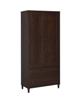 2-door Tall Accent Cabinet Rustic Tobacco - What A Room