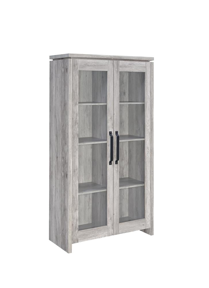 2-door Tall Cabinet Grey Driftwood - What A Room