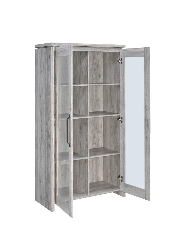 2-door Tall Cabinet Grey Driftwood - What A Room