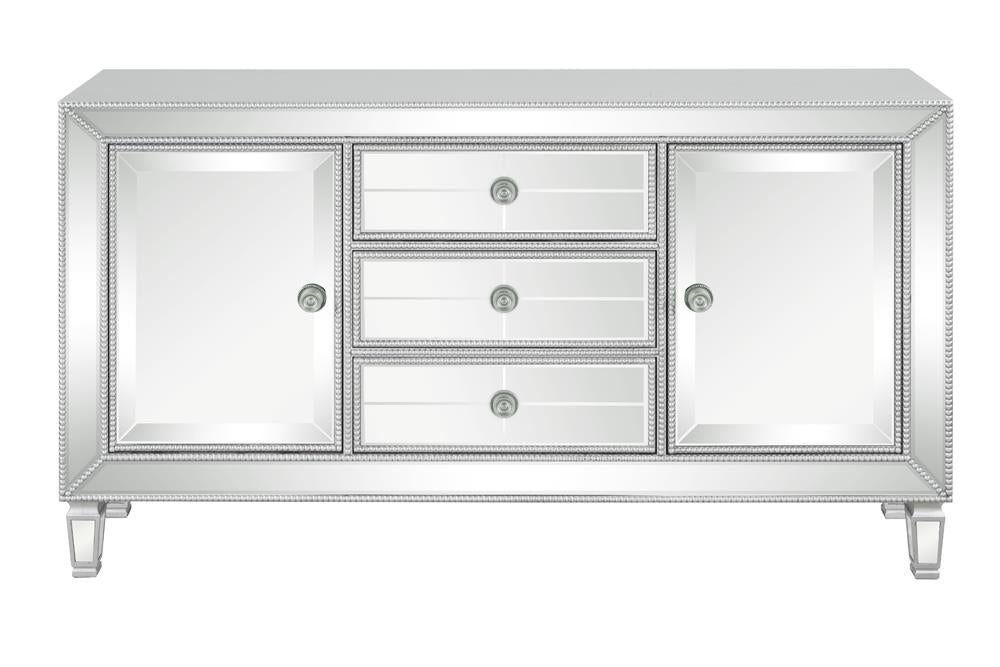 3-drawer Accent Cabinet Silver - What A Room