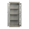 2-door Display Tall Cabinet Antique White - What A Room