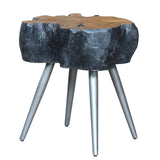 Anya  Recycled Teak Root Side/ End Table - What A Room
