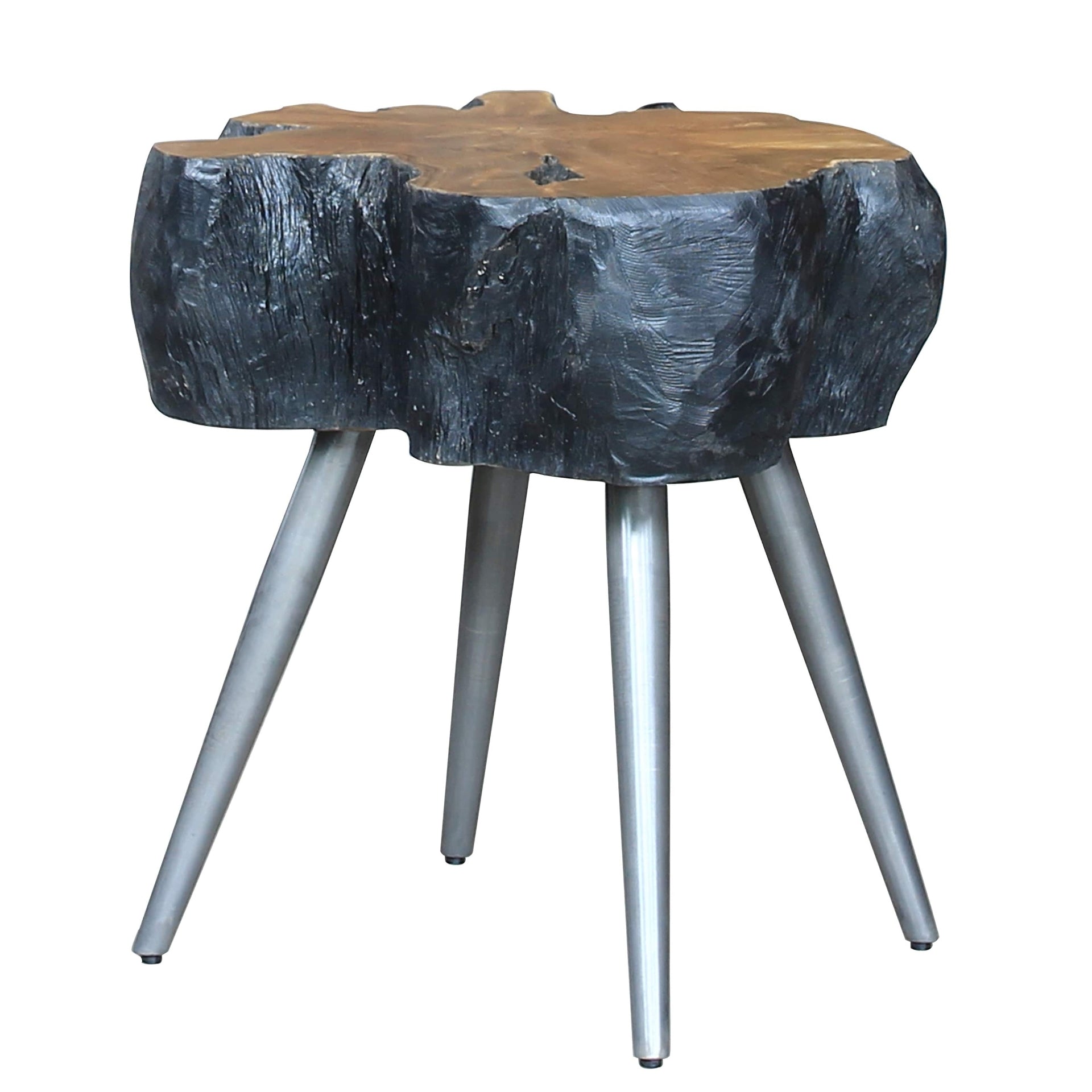 Anya  Recycled Teak Root Side/ End Table - What A Room