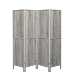 4-panel Folding Screen Grey Driftwood - What A Room