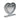 Heart Shape Table Mirror Silver - What A Room