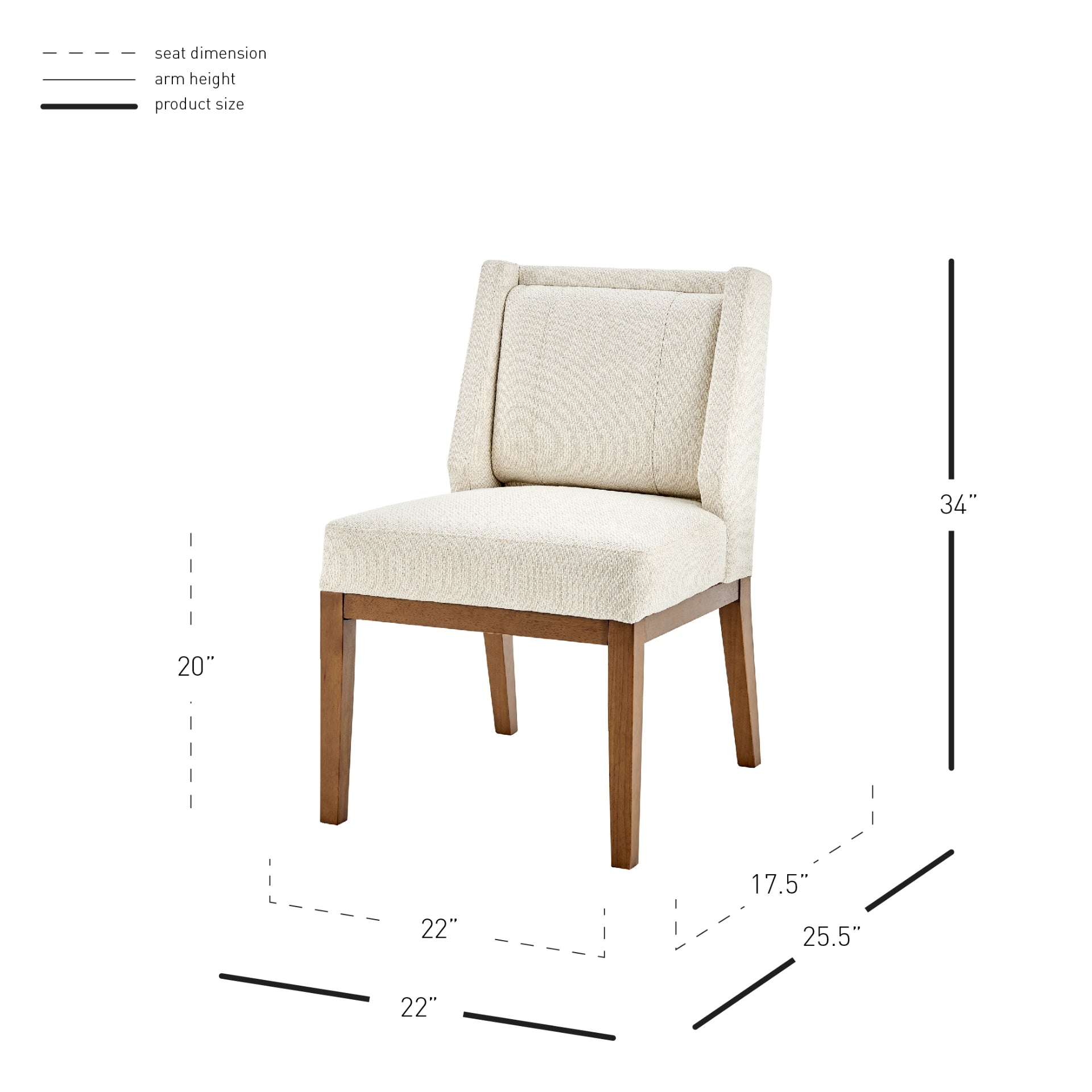 Ethan Fabric Dining Side Chair - What A Room
