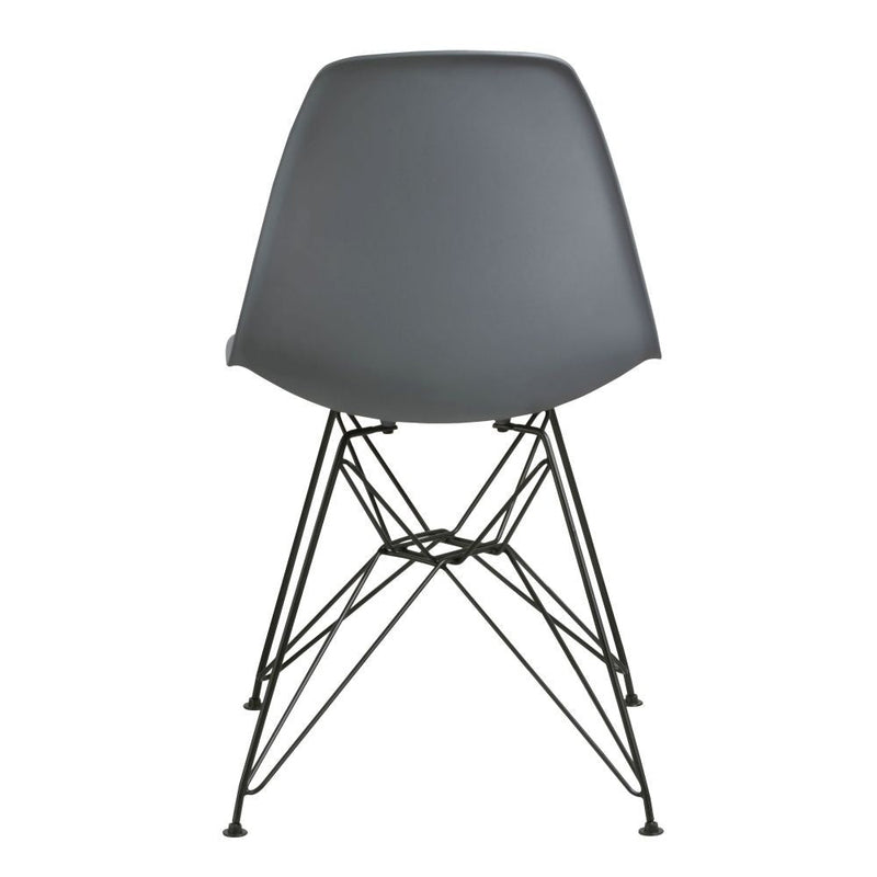 Rostock Molded Plastic Wire Base Dining Chair