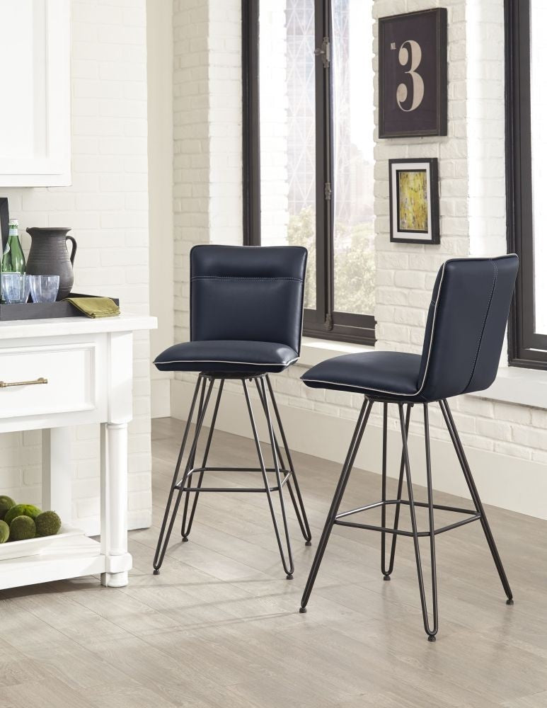 Demi Hairpin Leg Swivel Bar Stool - What A Room